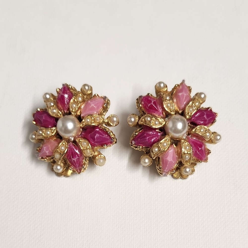 Vintage Selini Clip On Earrings